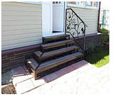 Ганок - вхідна група (вуличні сходи, сходинки, перила, навіс), фото 5