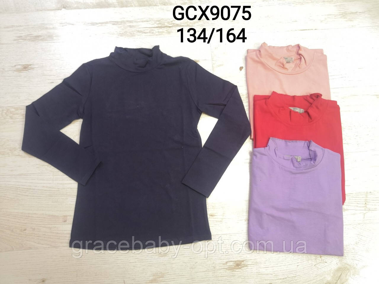 Гольф для дівчат оптом, Glo-story, 134-164 см, № GCX-9075