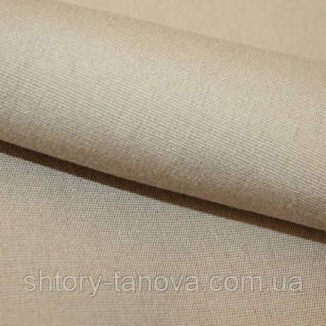 Дралон однотон. світло-бежевий тефлон, фото 1