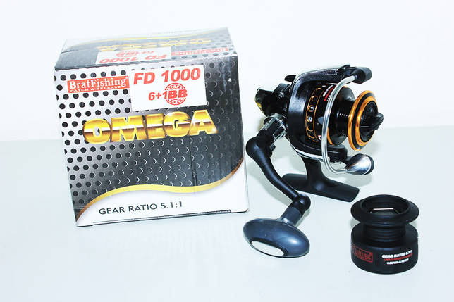 Котушка BratFishing Omega FD 1000 6+1BB, фото 2