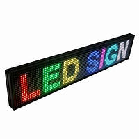Біжучий рядок 200*40 RGB + WI-FI, LED рекламна вивіска кольорова