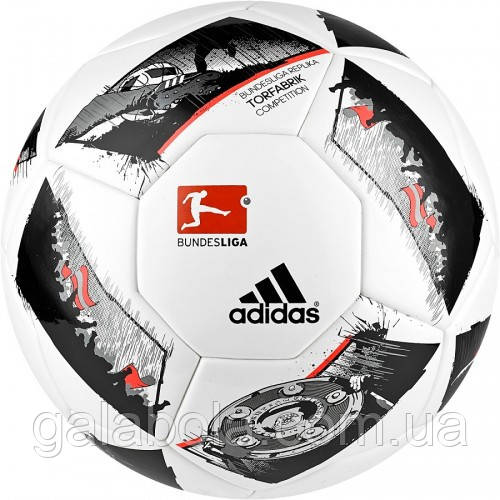 М'яч футбольний ADIDAS BUNDESLIGA TORFABRIK COMPETITION AO4821 (розмір 5)