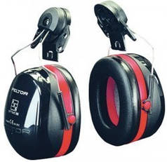 Навушники протишумові 3М H540P3E-413-SV Оптим-3, з кріпленням до каски, SNR 34дБ