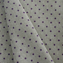 Декор льон горох беж-фіолет