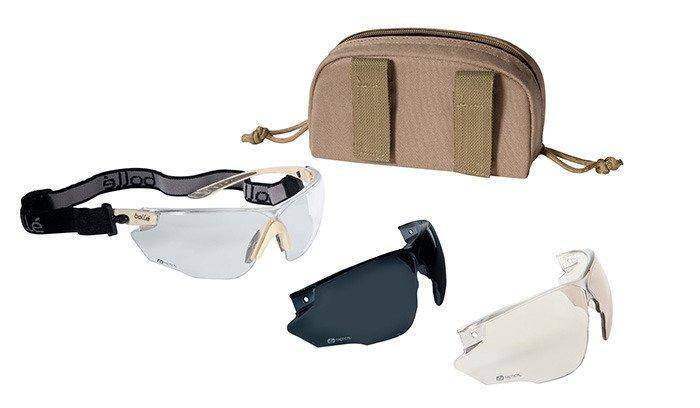 Bolle Tactical - Balistic glasses COMBAT - Tan - COMBKITS (для страйкболу), фото 1
