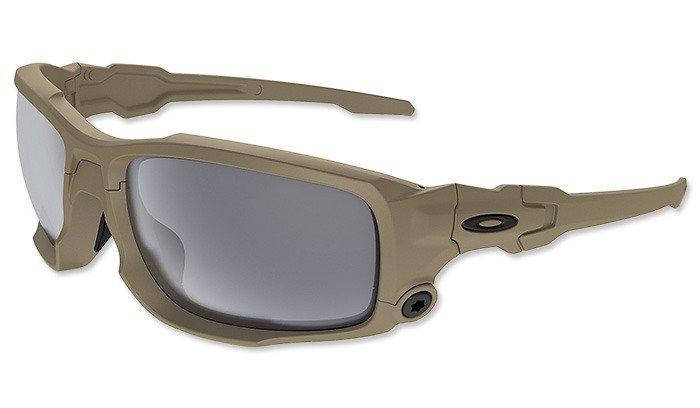 Oakley - SI Ballistic Shocktube Terrain Tan Sunglasses - Grey - OO9329-04 (для страйкболу), фото 1