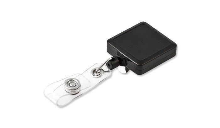 KEY-BAK - Retract-A-ID Badge Square with Clip - 0200-137 (для страйкболу)