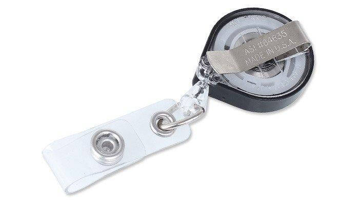 KEY-BAK - MINI-BAK ID Badge Holder / Retractor - Clip - 0057-005 (для страйкболу), фото 3