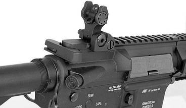 ASG - Armalite M15 Assault Rifle airsoft - Sportline - 18485 (для страйкболу), фото 5