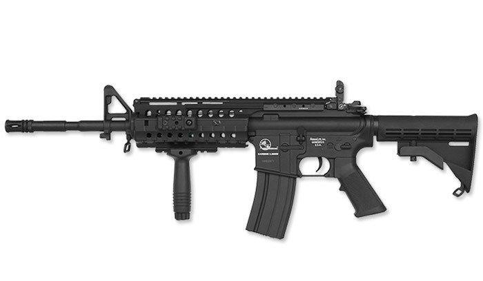ASG - Armalite & A. R. M. S. M15 S. I. R. Assault Rifle airsoft - Sportline - 17941 (для страйкболу)