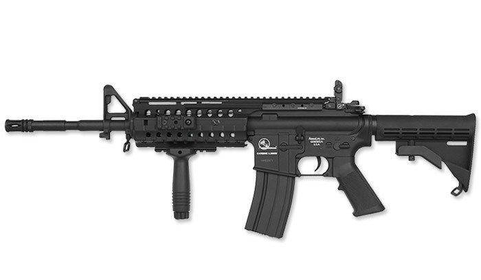 ASG - Armalite & A. R. M. S. M15 S. I. R. Assault Rifle airsoft - Sportline - 17941 (для страйкболу), фото 1