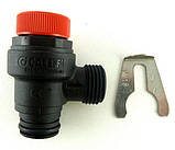 Клапан аварійний пластм. кліпса (ф.у, Туреччина) котлів Ferroli Domicompace DOMIproject, арт. PK34T, к.з. 0551, фото 3