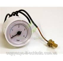 Манометр 37 мм 0-4 бар у складі (без фір.уп, Італія) MICROGENUS, ТХ, ACA Colora, арт.MA19I, к.з.4047/1, фото 1