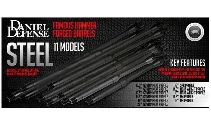 MadBull - Daniel Defense 14.5 '' M4 Profile Outer Barrel - M4A1 (для страйкболу), фото 3