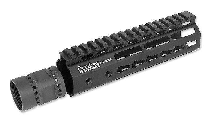 ARES - Octarms 7 '' Tactical Keymod Handguard - KM-006S-BK (для страйкболу), фото 3