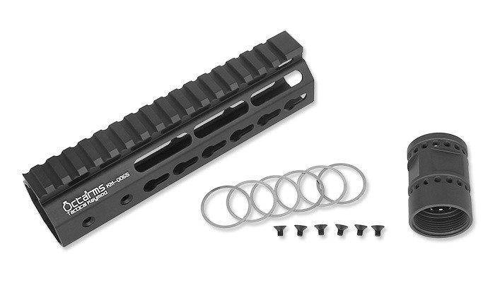 ARES - Octarms 7 '' Tactical Keymod Handguard - KM-006S-BK (для страйкболу), фото 4