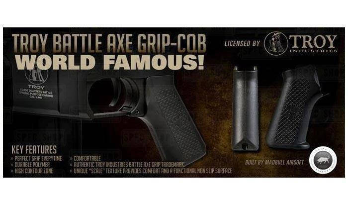 Madbull - Troy Battle Axe CQB Grip - Medium Motor (для страйкболу), фото 4