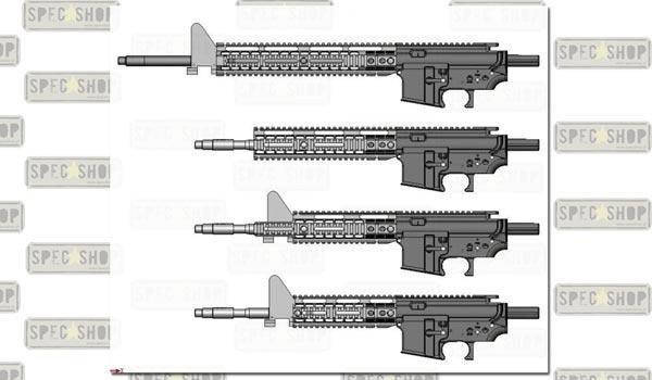 MadBull - Noveske Free Float Handguard Rail 10" Open - NRH03 (для страйкболу), фото 3