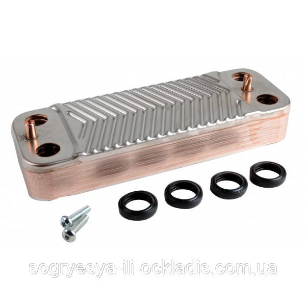 Теплообмінник ГВП (12 пл.) Themaclassic 30кВт, фото 1