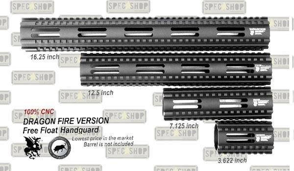 MadBull - Dragon Fire 100% CNC Handguard Rail 7.125 inch (для страйкболу), фото 4