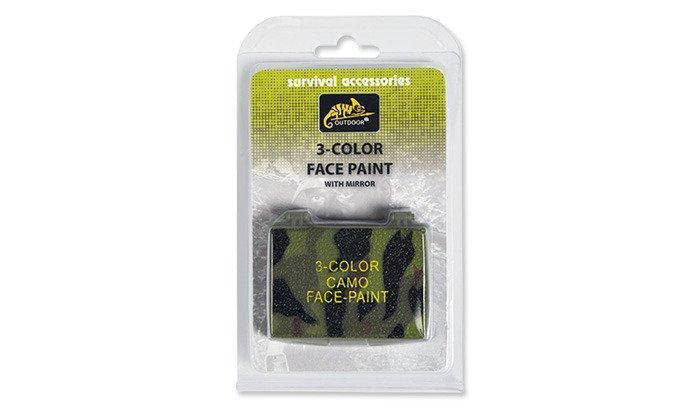 Helikon - 3-color Face Paint - Woodland - FM-3CO-KR-03 (для страйкболу), фото 3