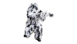 Mil-Tec - Ghillie Suit 'Anti Fire - Snow - 11962007 (для страйкболу)
