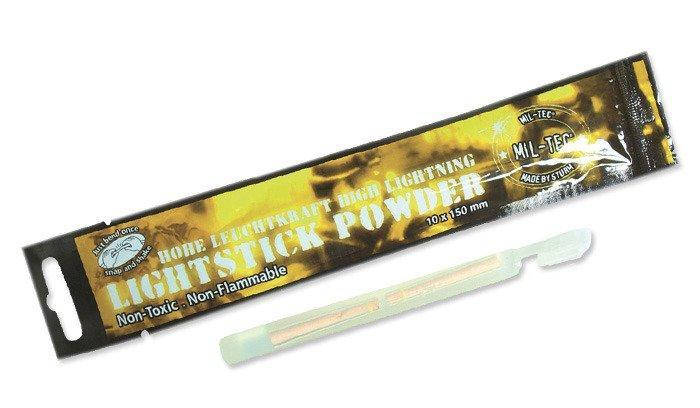 Mil-Tec - Lightstick - Powder - 1 x 15 cm - Yellow - 149330 (для страйкболу), фото 1
