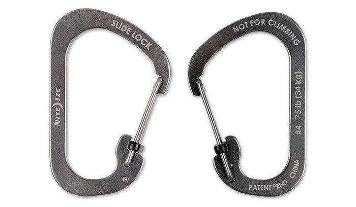 Nite Ize - SlideLock Carabiner #4 - Stainless - CSL4-11-R6 (для страйкболу), фото 3
