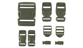 101 Inc. - Buckle Set - OD Green - 9 pcs (для страйкболу)