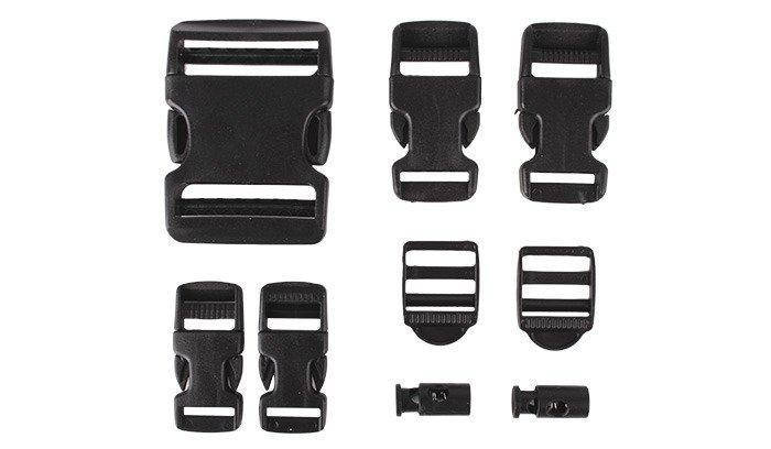 101 Inc. - Buckle Set - Black - 9 pcs (для страйкболу), фото 1