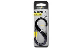 Nite Ize - S-Biner #4 SlideLock - Black - LSB4-01-R3 (для страйкболу)