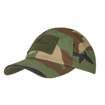 Helikon - Tactical Cap - Woodland - CZ-BBC-PR-03 (для страйкболу), фото 1