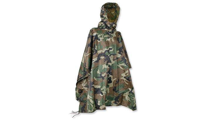 Mil-Tec - Poncho US - RipStop - Woodland - 10630020 (для страйкболу)