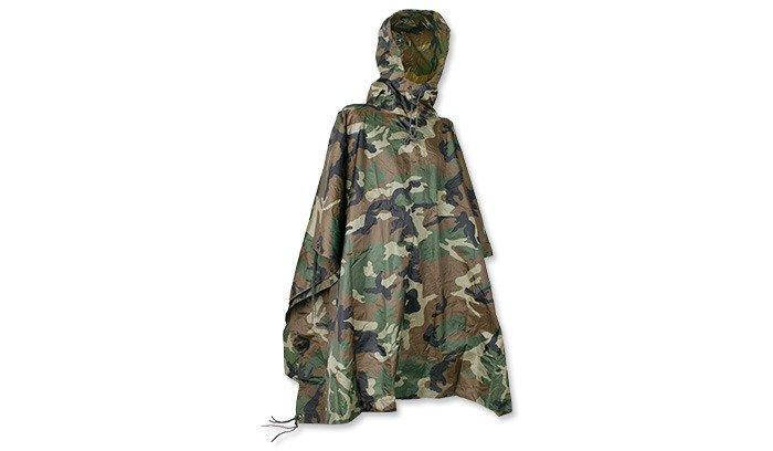 Mil-Tec - Poncho US - RipStop - Woodland - 10630020 (для страйкболу), фото 1