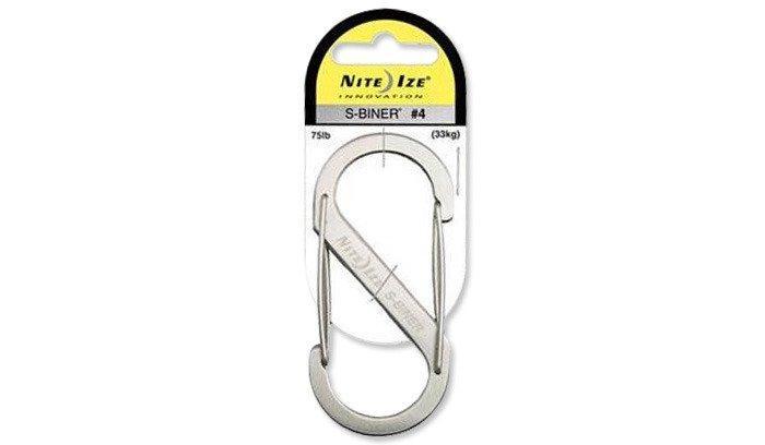 Nite Ize - S-Biner #4 - Stainless - SB4-03-11 (для страйкболу)