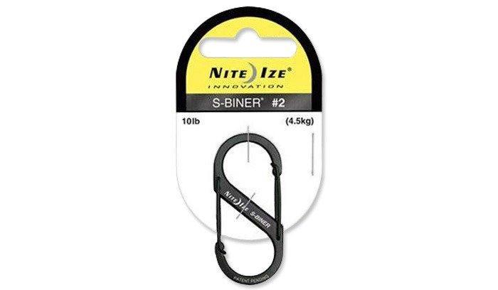 Nite Ize - S-Biner #2 - Black - SB2-03-01 (для страйкболу)