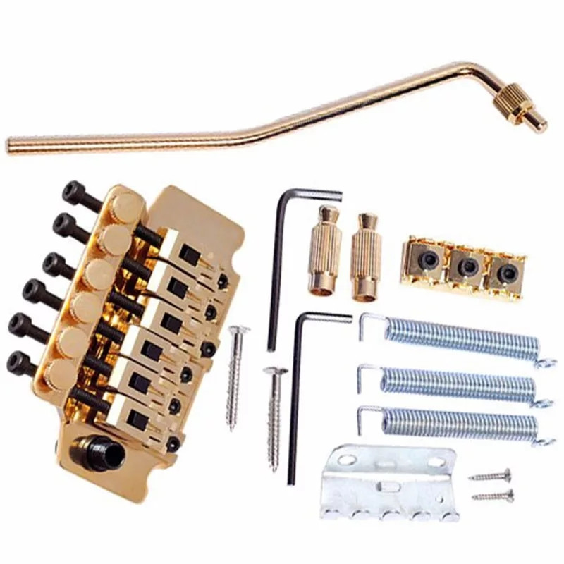 Гітарний Бридж Флойд роуз Floyd Rose тремоло для електрогітари золотий