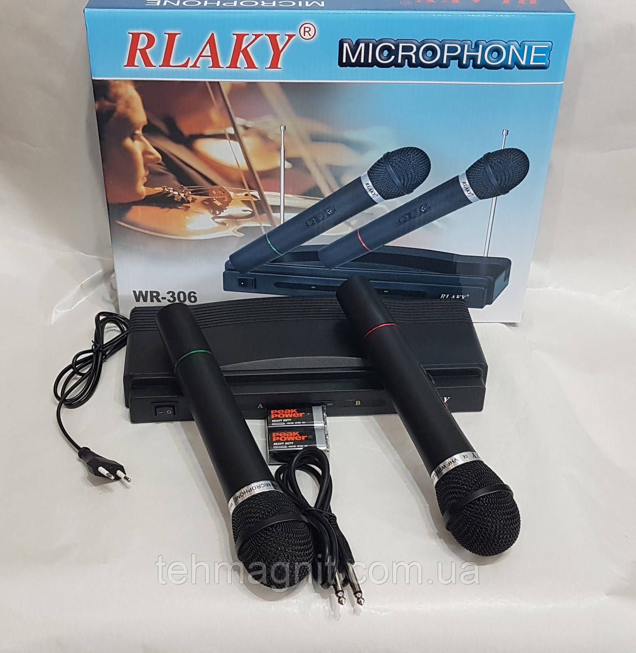 Мікрофони Rlaky WR-306, бездротові мікрофони з базою