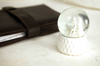 Обкладинка для блокноту А5 Дизайн №7 з натуральної шкіри колір Шоколад