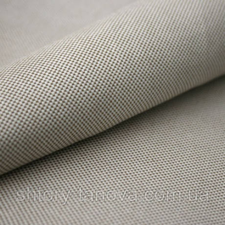 Вулична водовідштовхувальна тканину Дралон однотонний ясно-бежевий тефлон, гамак-тканина, фото 1