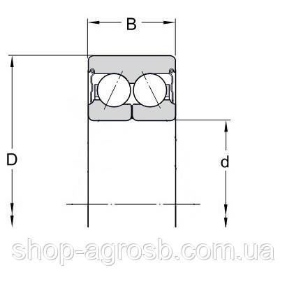 Підшипник NWG 939717.0 357234A, 3198750, PN60002, LEMKEN F21401-1, 548376A, DAC357234ACS20, GB-40582, LD35/72