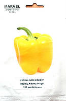 Насіння перцю Жовтий куб (Польща), 100 насінин.