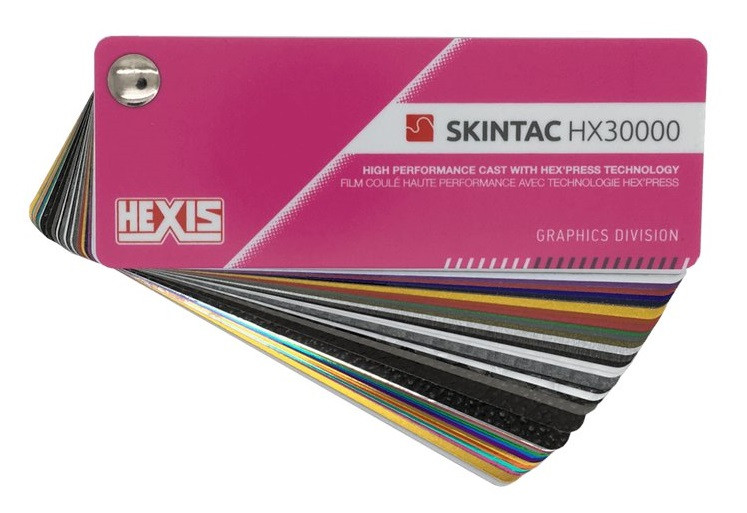 Каталог/веєр автомобільних плівок Hexis Skintac HX30000