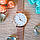 Жіночі годинники Classic steel watch рожеве золото, жіночий годинник, кварцові годинники на ремінці кольчужном, фото 2