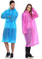 Прозорий дощовик для дорослих Lightweight Adult Poncho