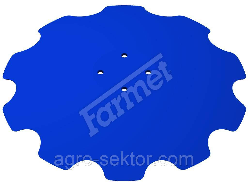 Диск борони дисковий 510 мм 4 відв. Farmet Softer 6 3007653 9002598 910964