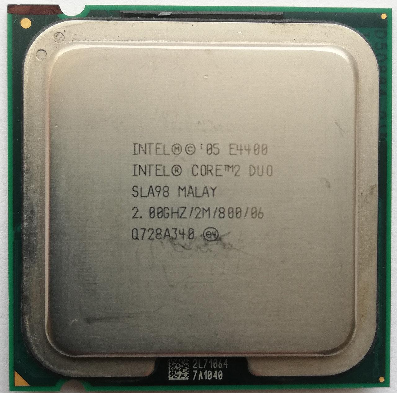 Процесор Intel Core 2 Duo E4400 M0 SLA98 2.00 GHz 2M Cache 800 MHz FSB Socket 775 Б/В