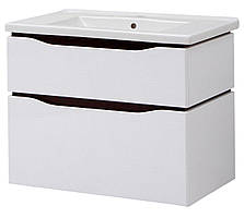 Тумба підвісна Сенатор з умивальником Канте 80 см