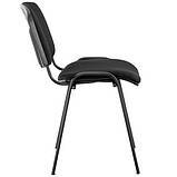 Стілець для відвідувачів ISO-17 Black у тканині С-38 антрацит від Nowy Styl, фото 5