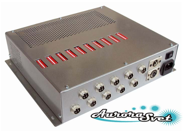 БУС-3-10-600 блок керування світлодіодними світильниками, кол-во LED драйверів — 10, потужність 600W.